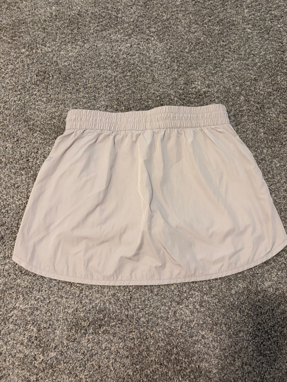Tan Skort with Elastic Waist - Picture 3 of 3